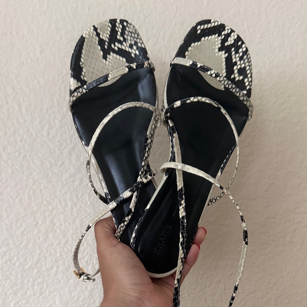 KHAITE Snake Loop Strap Sandals - image 1